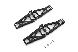 Traxxas 2.2/3.0" Off Road Tyres on Satin Chrome/Red Rims - Glued Wheels 2Pcs
