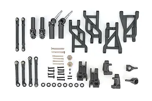 Outer Driveline &amp; Suspension Upgrade Kit, extreme heavy duty, black (fits Bandit® or Drag Slash®)