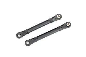 Traxxas 2.2/3.0" Off Road Tyres on Satin Chrome/Red Rims - Glued Wheels 2Pcs