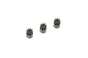 Traxxas 2.2/3.0" Off Road Tyres on Satin Chrome/Red Rims - Glued Wheels 2Pcs
