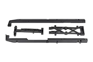 Axial 1.9 Black Rhino Primm Wheels, 12mm Hex, Black, 2pcs