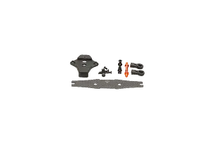 Body, Chevrolet Corvette Z06 (clear, requires painting)/ decal sheet (includes side mirrors, spoiler, &amp; mounting hardware)