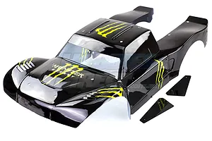Rovan 5IVE-T Complete Painted Black Body Shell