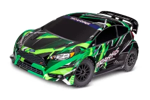 Ford® Fiesta® ST Rally VXL: 1/10 Scale Brushless Rally Racer with TQi™ Traxxas Link™ Enabled 2.4GHz Radio System & Traxxas Stability Management (TSM)®