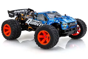 Maverick 1/10 Quantum XT Flux 4WD Electric Brushless Off Road RTR RC Truggy - Blue/Orange