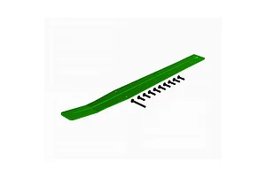 Springs, shock, medium (natural finish) (GTX) (2.355 rate) (2)