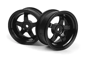 Axial 1.9 Black Rhino Primm Wheels, 12mm Hex, Black, 2pcs