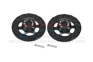 Traxxas 2.2/3.0" Off Road Tyres on Satin Chrome/Red Rims - Glued Wheels 2Pcs