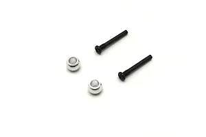 Shock caps, aluminum (gray-anodized), GTX shocks (4)/ spacers (8)