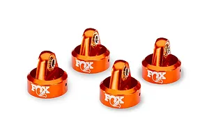 Fox Orange Aluminum GTR Shock Caps (4)