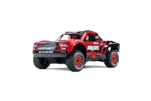 MOJAVE GROM MEGA 380 Brushed 4X4 Small Scale Desert Truck RTR with Battery & Charger, Red/Black