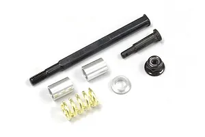 Traxxas 2.2/3.0" Off Road Tyres on Satin Chrome/Red Rims - Glued Wheels 2Pcs