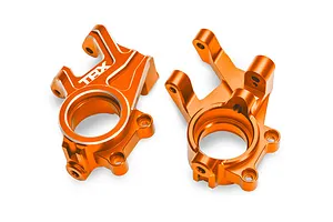 Traxxas 2.2/3.0" Off Road Tyres on Satin Chrome/Red Rims - Glued Wheels 2Pcs