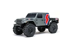 SCX24 Summit Racing Jeep Gladiator -  Gray w/ Spektrum Battery &amp; Charger
