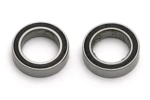 Traxxas 2.2/3.0" Off Road Tyres on Satin Chrome/Red Rims - Glued Wheels 2Pcs