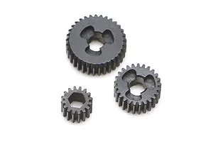 Traxxas 2.2/3.0" Off Road Tyres on Satin Chrome/Red Rims - Glued Wheels 2Pcs