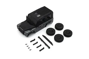 Camber links, front (TUBES charcoal gray-anodized, 7075-T6 aluminum, stronger than titanium) (2) (assembled with rod ends and hollow balls)/ aluminum wrench (1)