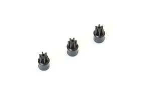 Traxxas 2.2/3.0" Off Road Tyres on Satin Chrome/Red Rims - Glued Wheels 2Pcs