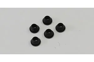 Traxxas 2.2/3.0" Off Road Tyres on Satin Chrome/Red Rims - Glued Wheels 2Pcs