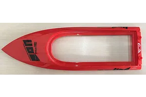 Traxxas 2.2/3.0" Off Road Tyres on Satin Chrome/Red Rims - Glued Wheels 2Pcs