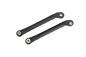 Traxxas 2.2/3.0" Off Road Tyres on Satin Chrome/Red Rims - Glued Wheels 2Pcs