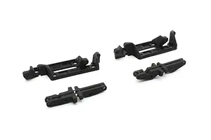 Axial 1.9 Black Rhino Primm Wheels, 12mm Hex, Black, 2pcs
